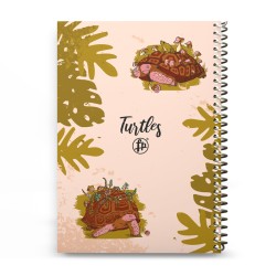 Land turtle animal (Τετράδιο Σπιράλ)